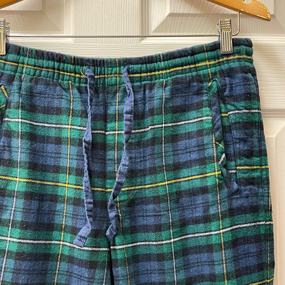 Pendleton X Gap Pants Men‎ Medium Green Tartan Plaid Lounge Pajama Flannel Cozy